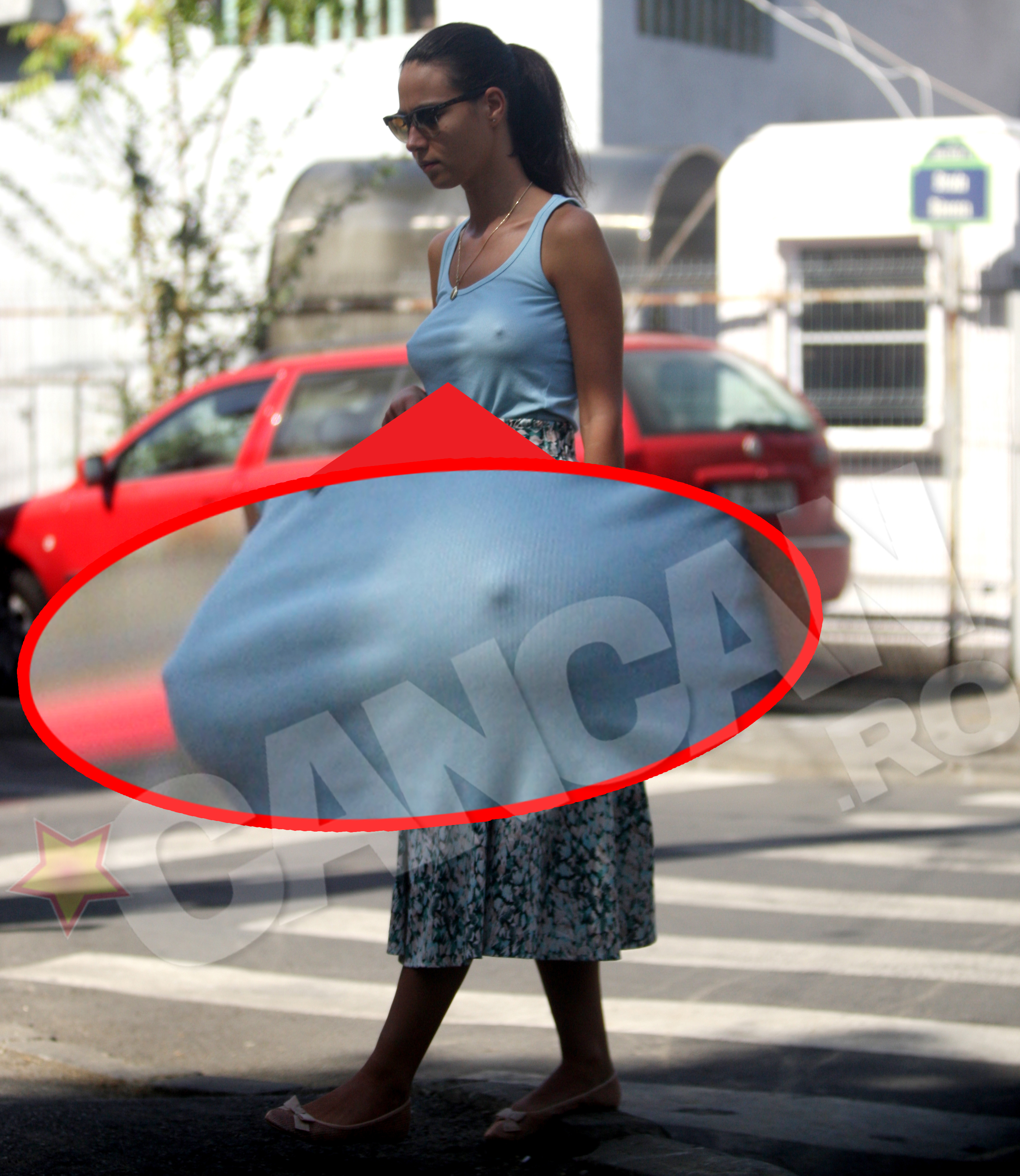 Sfarcurile Andreei erau foarte vizibile