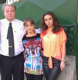 Vadim Tudor are doua fete, Lidia si Eugenia