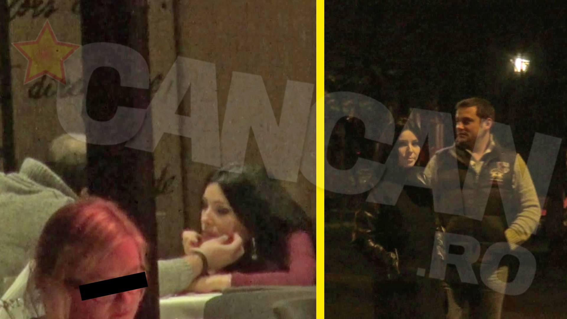 La iesirea din restaurant, cei doi se comporta ca doi straini