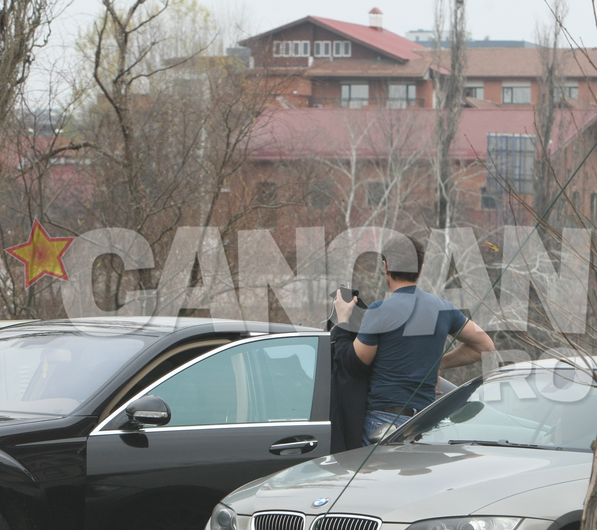 Gica Popescu a coborat din masina