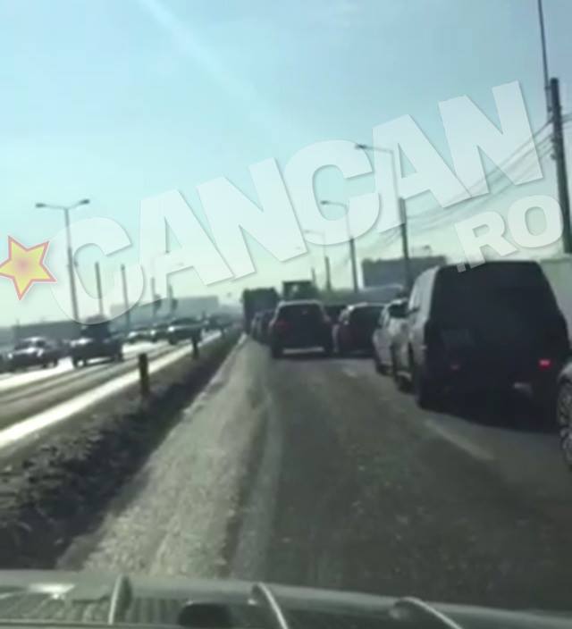 Traficul in zona a fost avariat