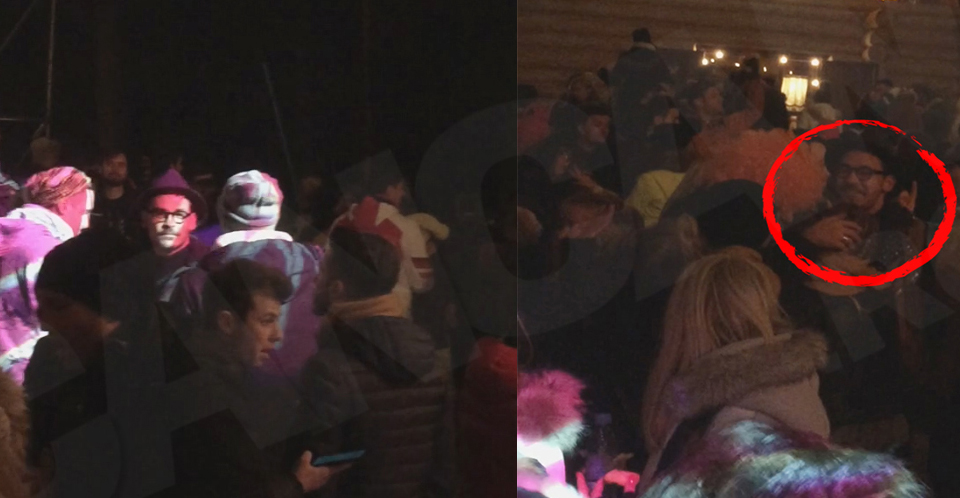 Ora 18:00. Razvan si Lidia nu ezita sa fie romantici in public. La un moment dat, prezentatotorul tv isi strange iubita in brate