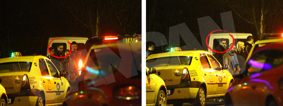 14.02 ora 4.00: Andrei a iesit din club insotit de doi bodyguarzi, dupa ce a petrecut alaturi de cativa prieteni