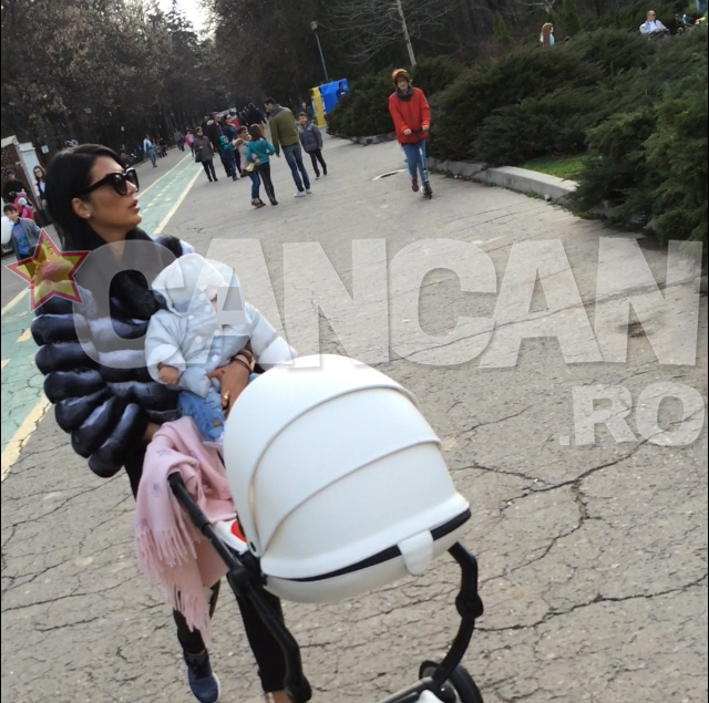 Roxana este o mămică sexy şi se pare că nu uită că imaginea contează foarte mult.