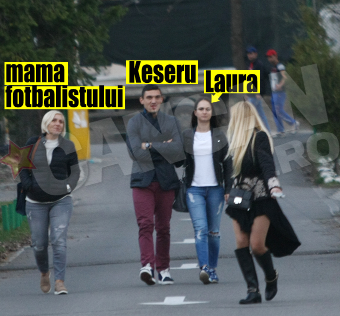 Keseru a petrecut Ziua Femeii in Herastrau, cu cele mai importante femei din viata lui: sotia si mama