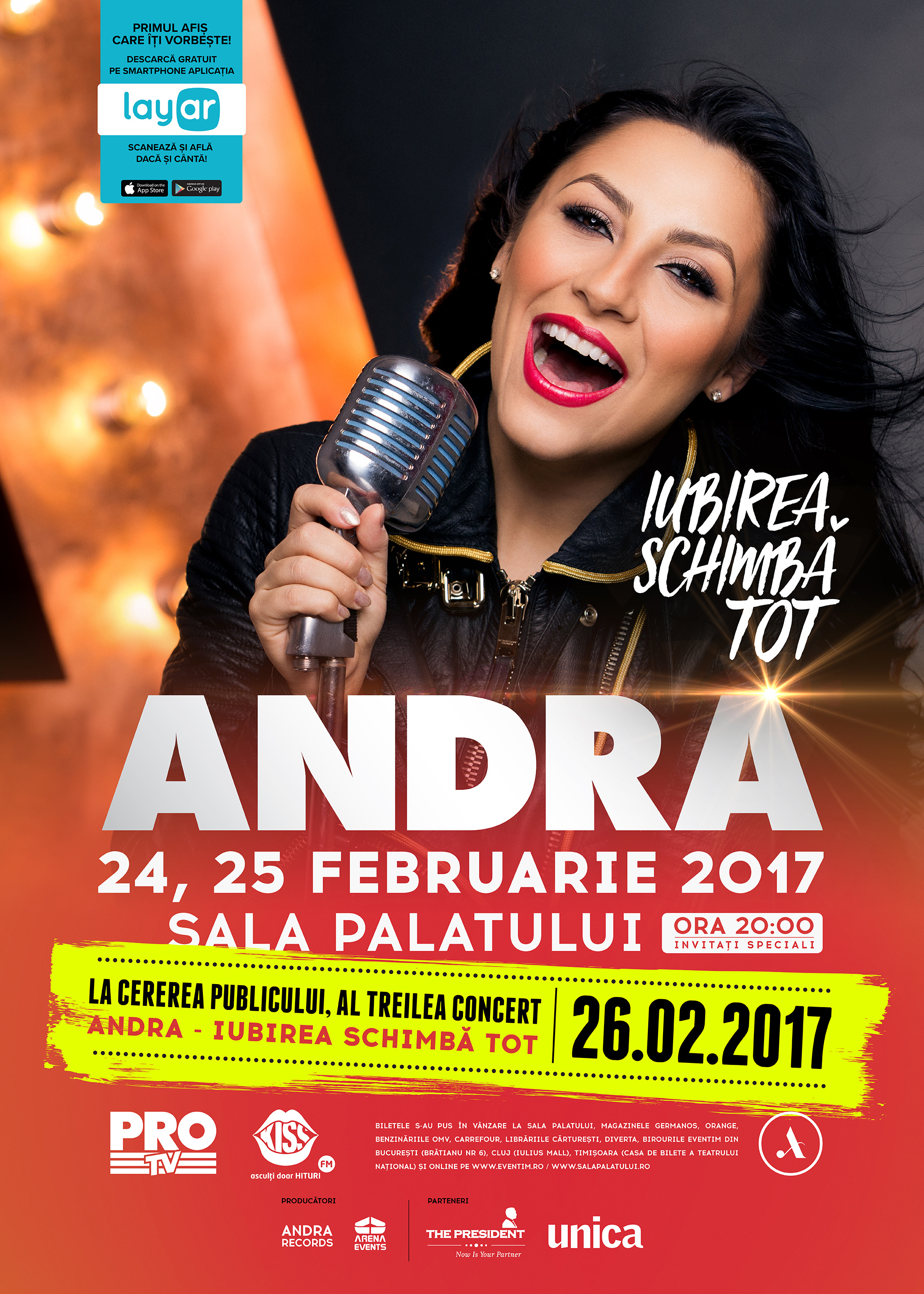 Spectacolul “Iubirea Schimbă Tot” va fi susţinut timp de 3 zile, pe 24, 25 şi pe 26 februarie! 