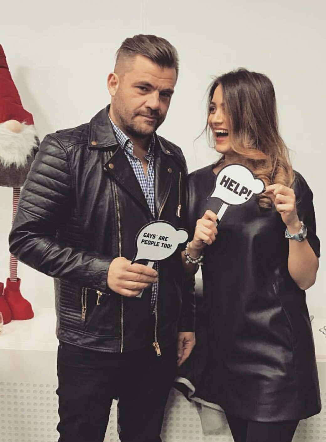 Viorel, împreună cu Georgiana, femeia alături de care şi-a refăcut viaţa