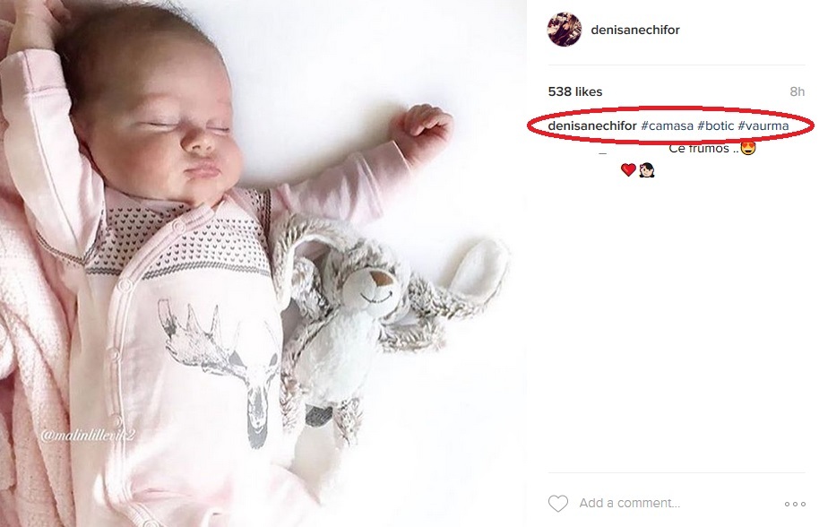 Denisa Nechifor a anunţat că urmează să experimenteze din nou postura de proaspătă mămică