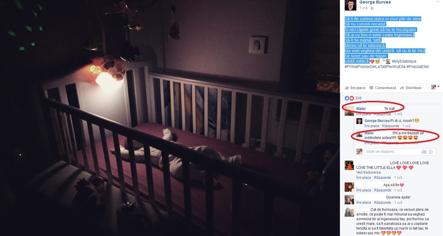 George Burcea, ameninţat cu bătaia de un prieten