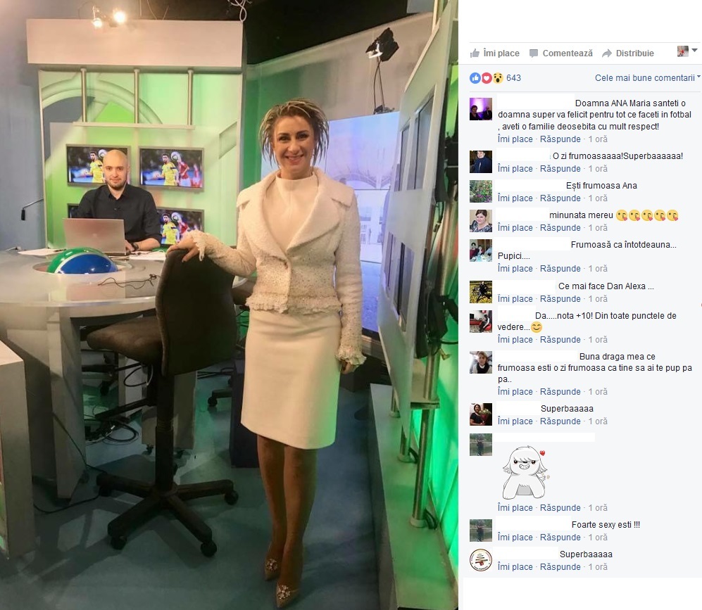 Anamaria Prodan a făcut senzaţie cu apariţia ei