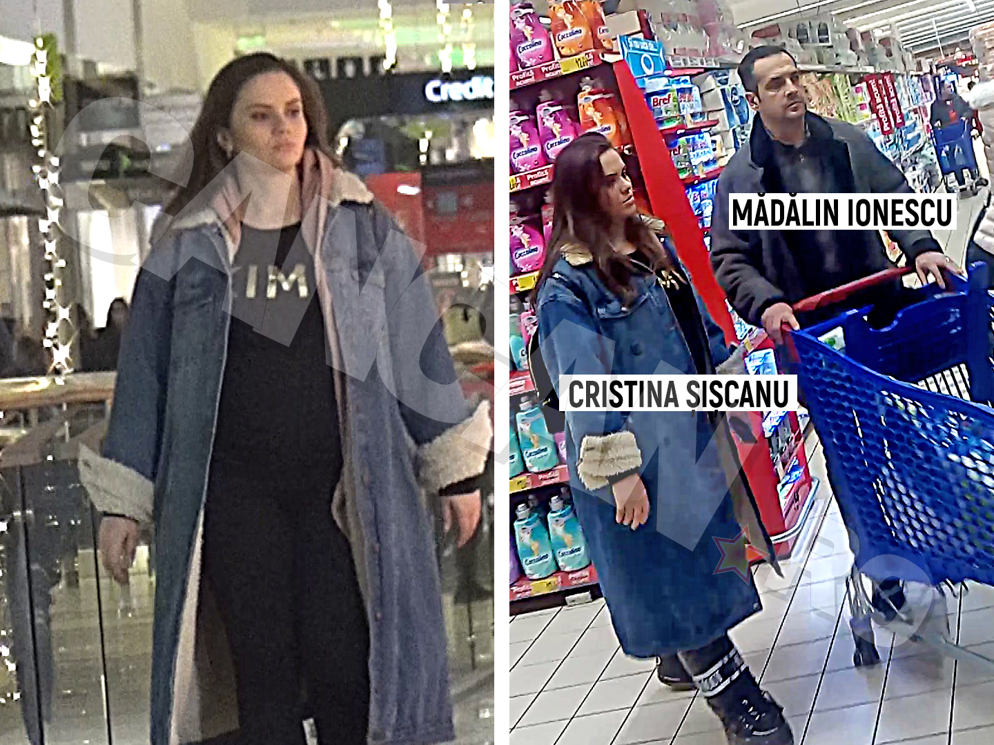 Cristina Şişcanu şi Mădălin Ionescu s-au relaxat la cumpărături, în mall