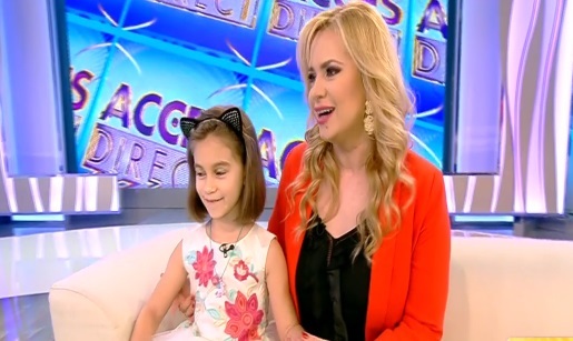 Paula Chirila, împreună cu fiica ei