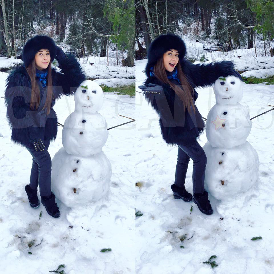 Nicole a petrecut o vacanţă la Predeal