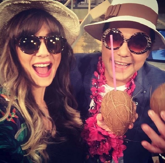 Adela Popescu s-a pozat alături de Cove