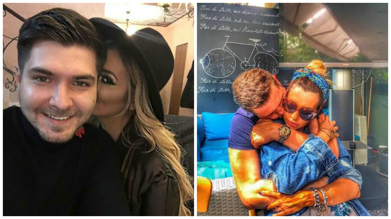 Maria Simion este fericită în braţele iubitului ei.