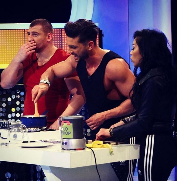 Cei trei au gătit în respectiva emisiune TV