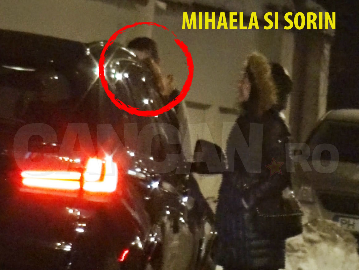 Scena sărutului: Mihaela l-a prins ”la înghesuială” pe şoferul Sorin
