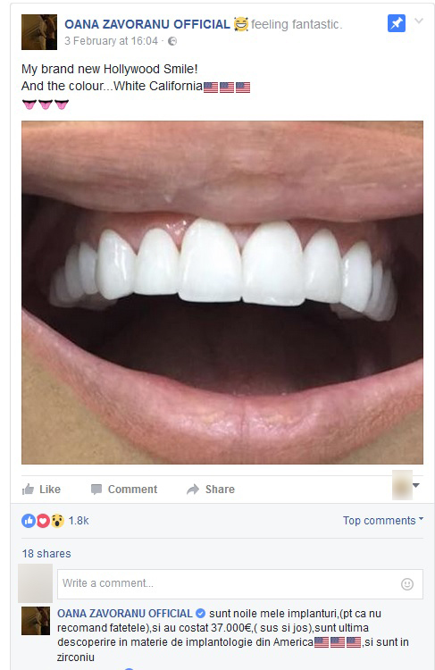 Oana Zăvoranu îşi satisface toate mofturile, fără să îi pese de costul acestora!