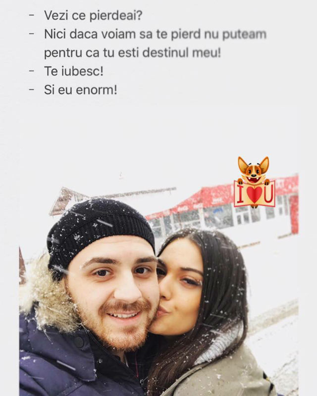 Betty Salam a postat o conversaţie cu iubitul ei