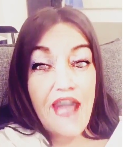 Betty Salam s-a transformat într-o bătrână cu ajutorul unei aplicaţii