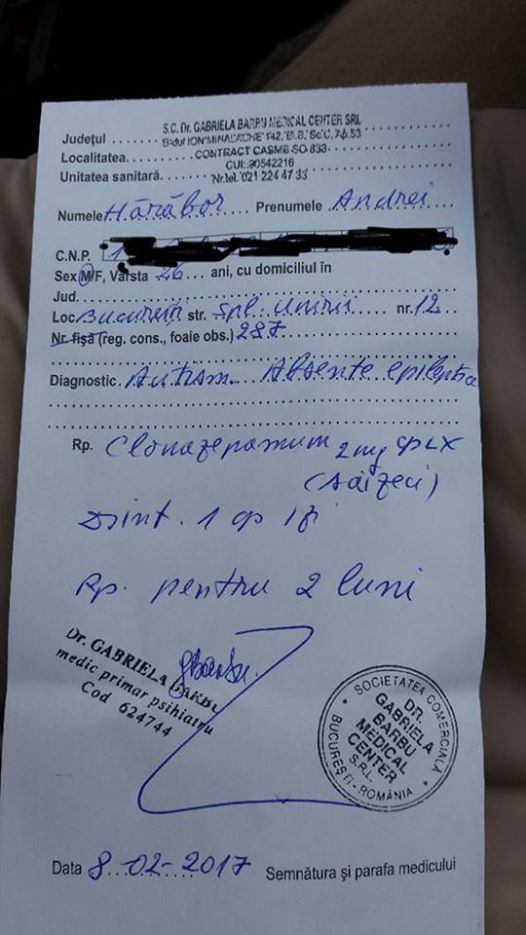 Medicamentele de care are nevoie băiatul Manuelei Harabor