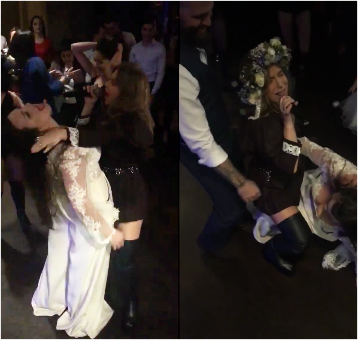 Cântăreaţa s-a distrat pe cinste la o nuntă, în noaptea de sâmbătă