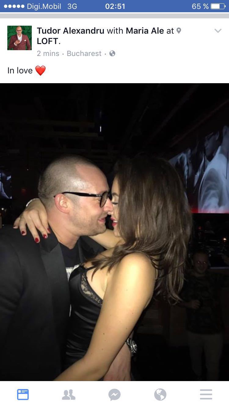 Maria Ale işi petrece nopţile în club alături de ”chef” Aposteanu