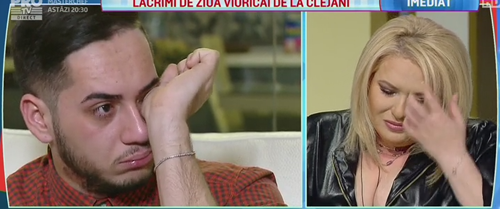 Fulgy a izbucnit în lacrimi atunci când a înregistrat mesajul pentru mama lui.