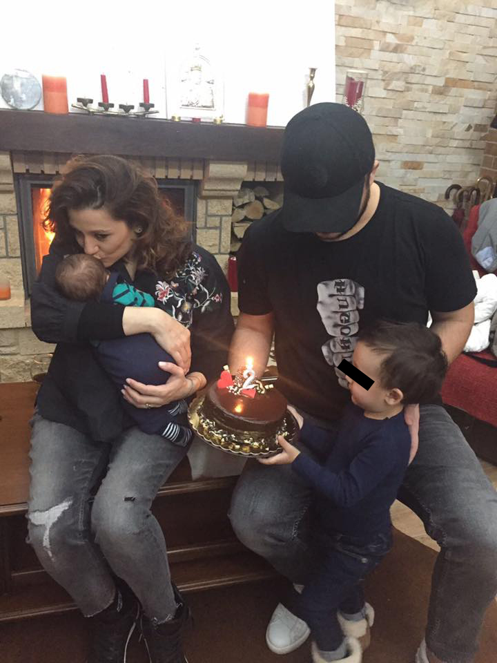 Claudia Pătrăşcanu, alături de soţ şi cei doi băieţi