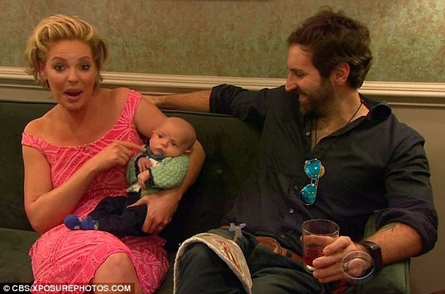 Katherine Heigl, împreună cu soţul şi primul lor copil biologic