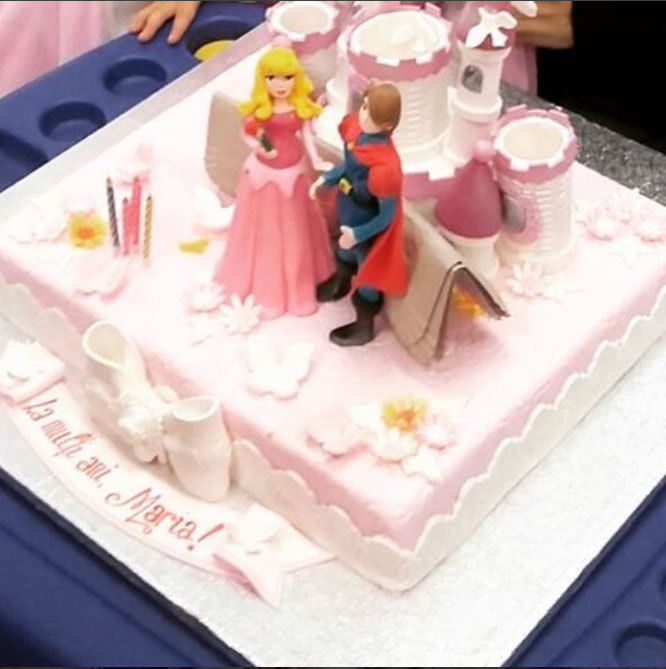 Acesta este tortul primit de fiica Danielei