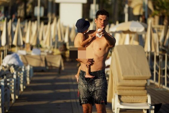 Tudor Chirilă, împreună cu fiul lui cel mare