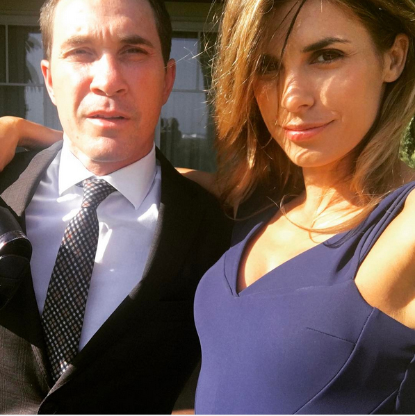 Elisabetta Canalis şi soţul ei, Brian Perri