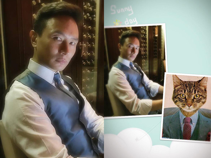 Monica Gabor a postat aceste imagini cu Mr. Pink.