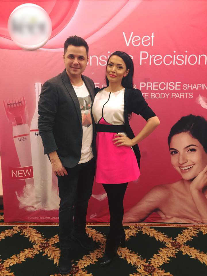 Andreea Mantea şi Cove s-au întâlnit la un eveniment monden.