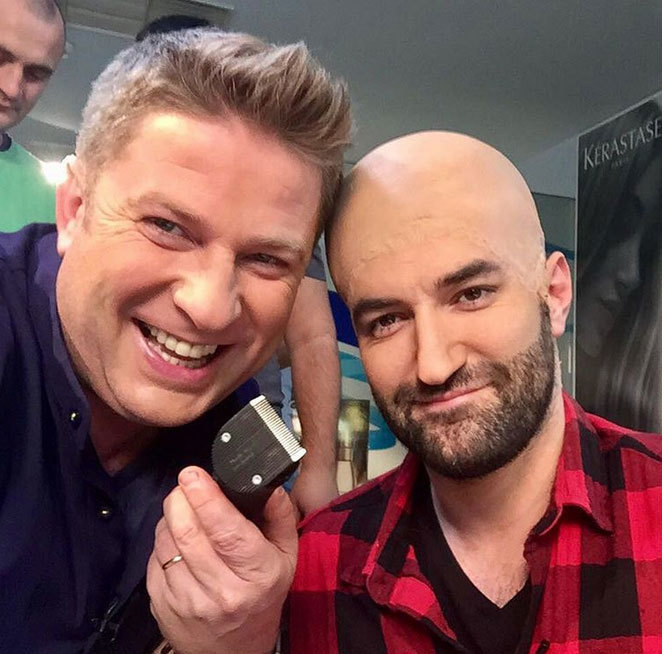 Aşa arată Smiley chel, iar poza i-a lăsat pe fanii lui cu gura căscată