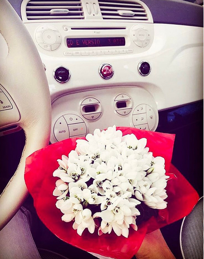 Sylvia este răsfăţată de iubitul ei, Dragoş.