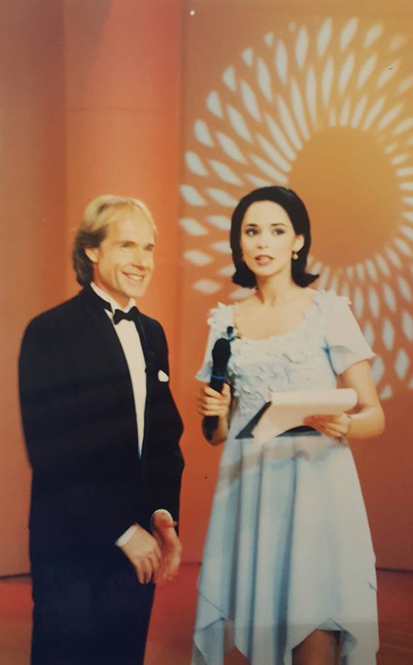 Andreea Marin s-a pozat cu Richard Clayderman