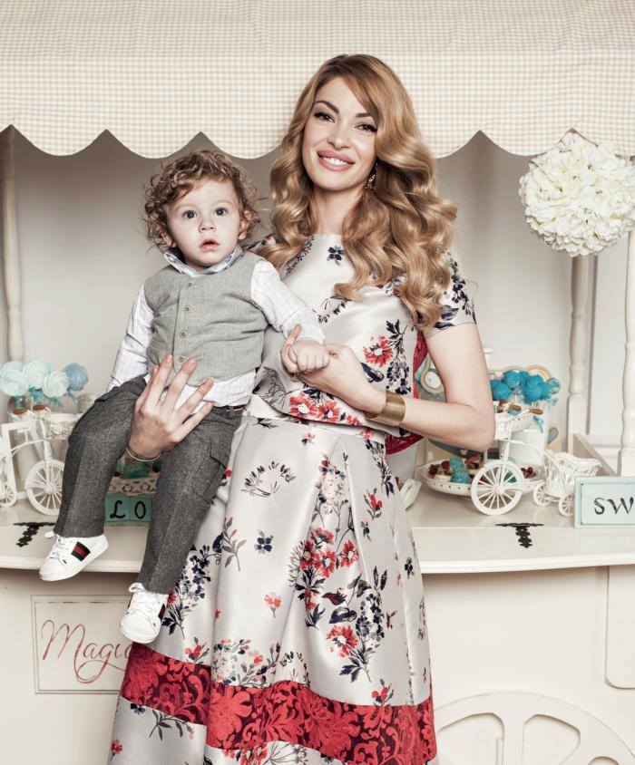 El este Milan, băiatul Valentinei Pelinel şi al lui Borcea. Sursă foto: revista VIVA