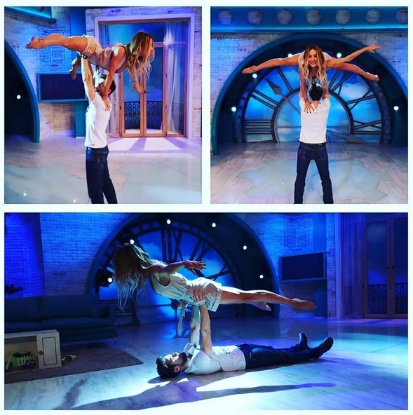 Flavia şi Dani Oţil au dansat împreună