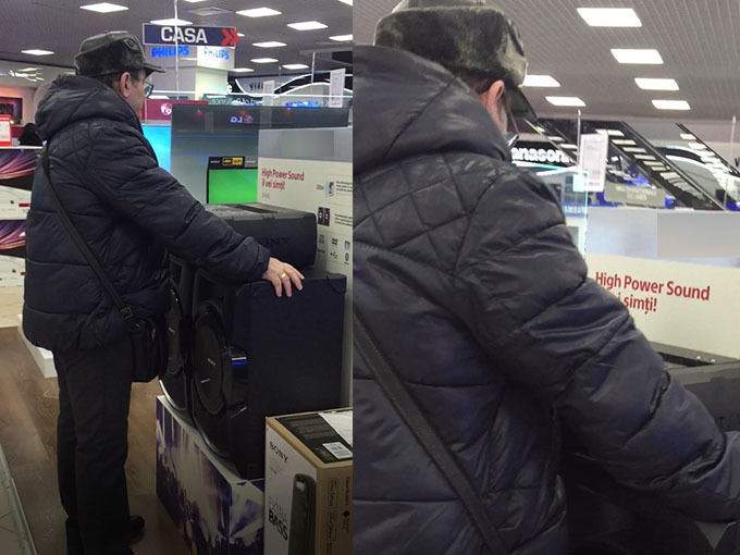 Staţia audio pe care a cumpărat-o actorul a costat în jur de 5000 de lei.