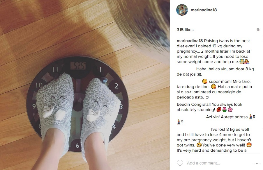 Marina Dina a slăbit 19 kg în numai două luni