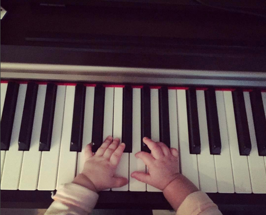 Fiica Andreei Bălan este artistă de mică.