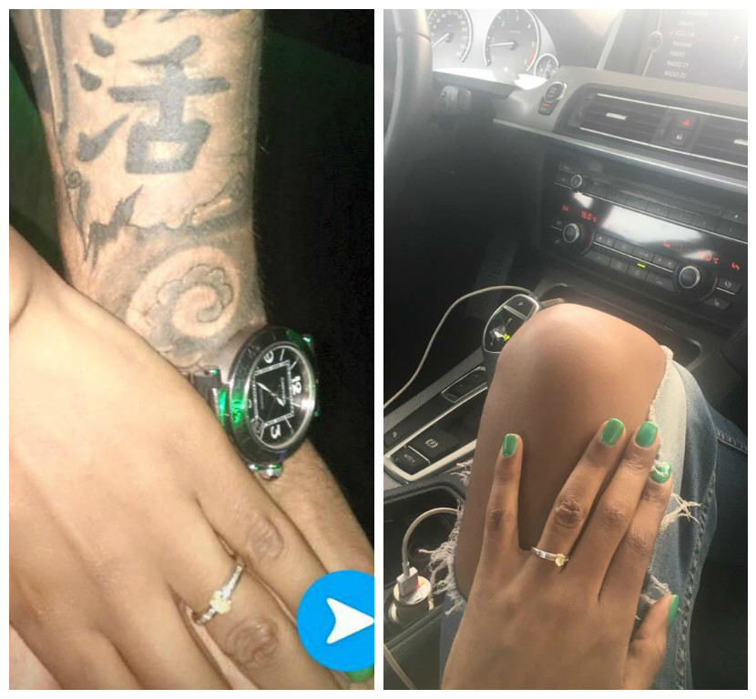 Mulatra lui Măzăre a primit inelul de logodnă.