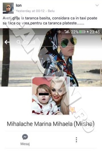 Misha a supărat rău de tot un taximetrist