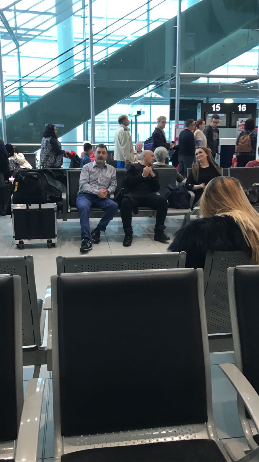 Marcel Pavel, în aeroport