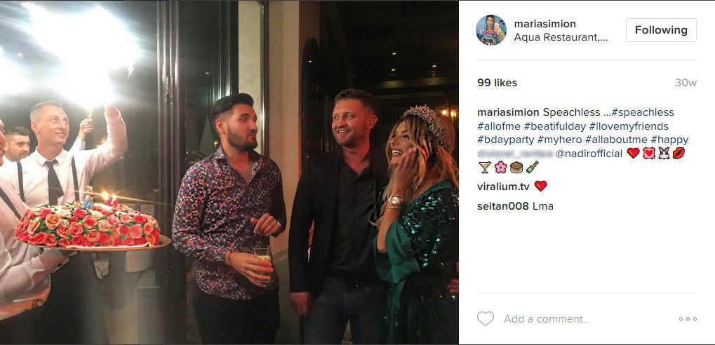 Iubitul Viorel şi cântăreţul Nadir i-au făcut o surpriză Mariei, de ziua ei de naştere. 