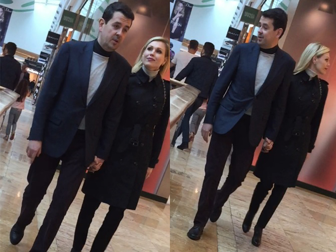 Cristina Rus şi soţul ei au mers la cinema.