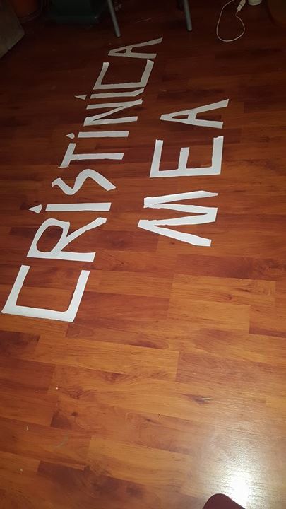 Costin Mărculescu îi scrie peste tot mesaje de dragoste Cristinei