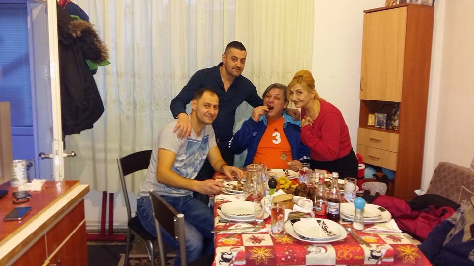 Ileana Ciuculete alături de soţul ei şi cei doi fii, Cristi şi Mugurel.